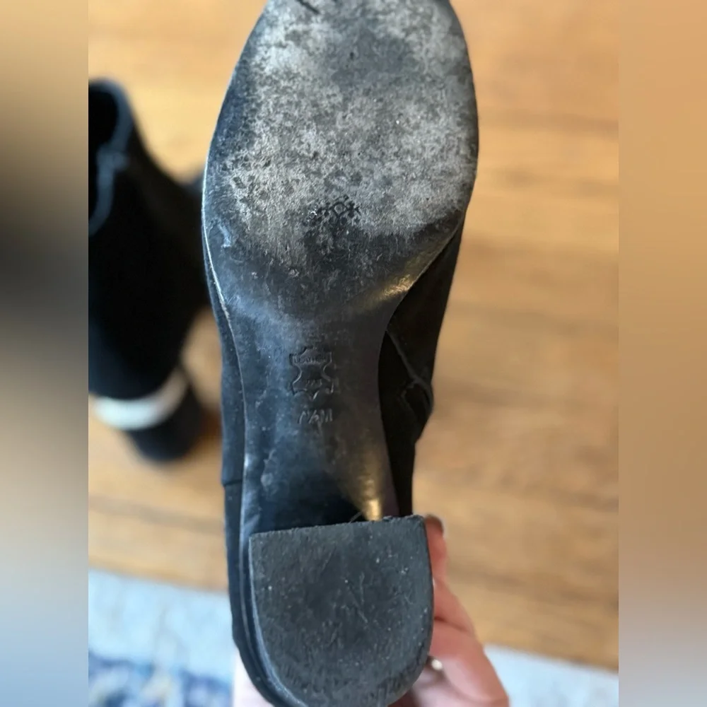 Tory Burch Black Suede Boots - Size 7.5